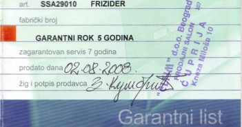 Produženje garantnog roka posle popravke